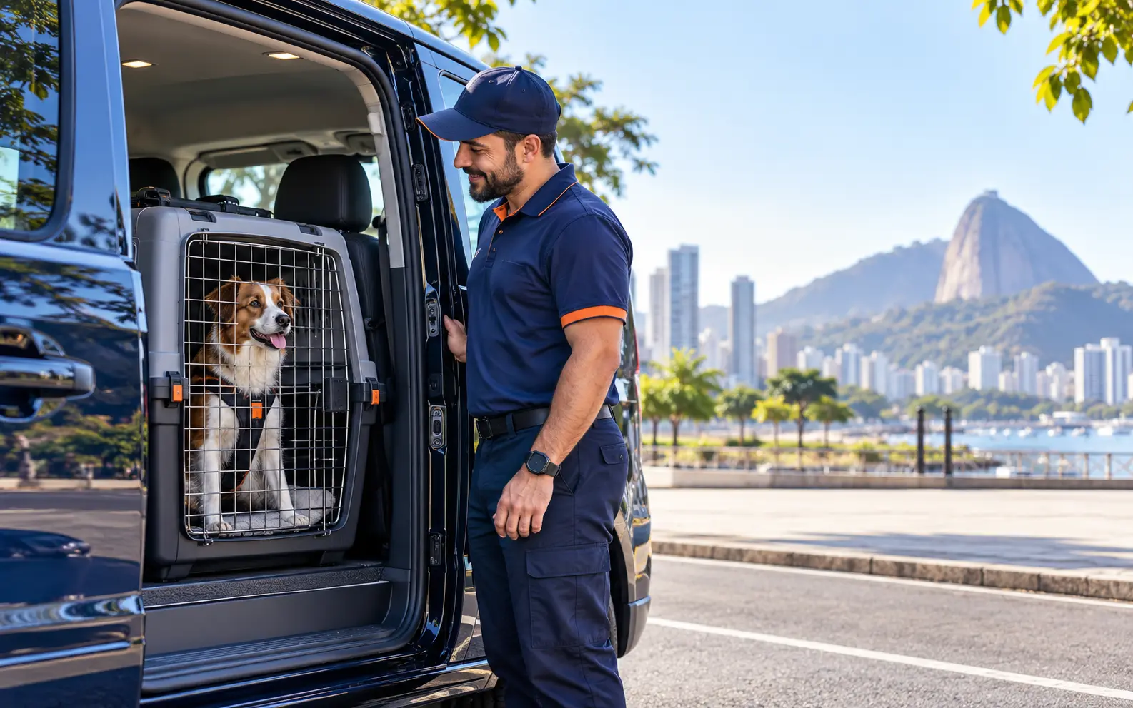 Prévia do modelo de transporte pet